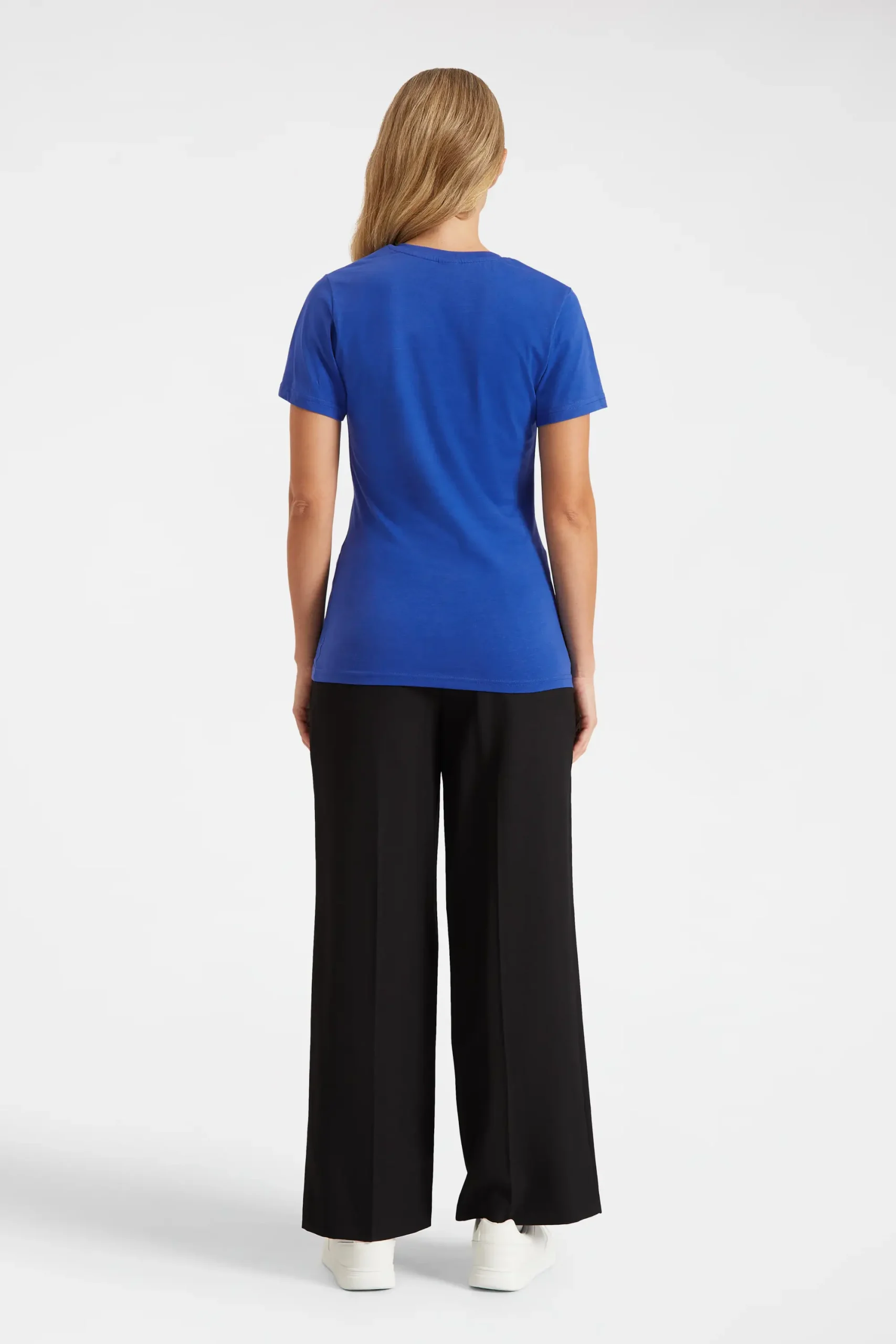 Ladies Classic V Neck T Shirt